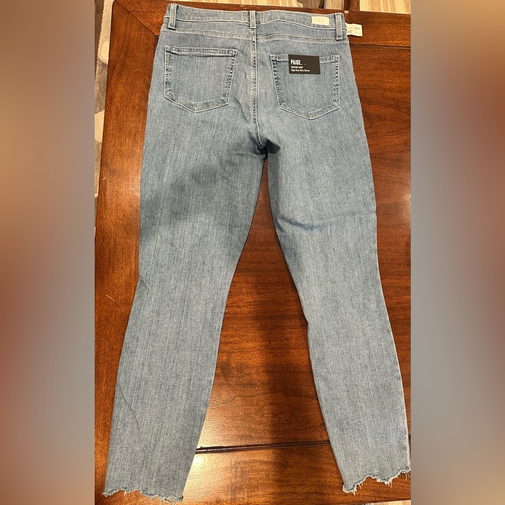 PAIGE Hoxton Crop Jeans in Jukebox Distressed.  New with Tags - Picture 6 of 6